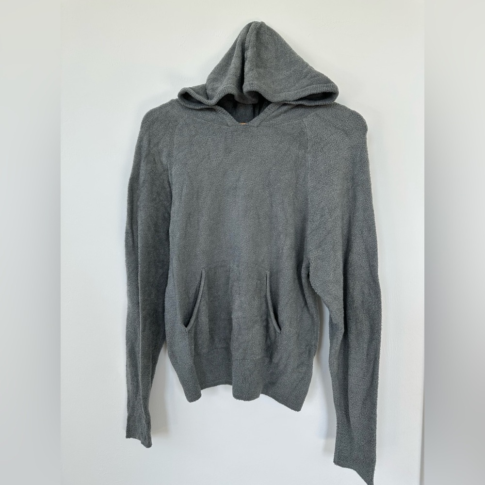 Super soft gray sweatshirt with hood